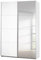 Rauch Möbel Caracas Schrank Kleiderschrank Schwebetürenschrank, Weiß, 2-TRG., inkl. Zubehörpaket Classic 2 Kleiderstangen, 4 Einlegeböden, 1 Hakenleiste, BxHxT 136x210x62 cm