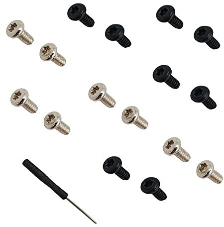 KOMITASUI Studio 3 Headband Screws Replacement for Beats Studio 3 Headband Replacement,Beats Studio 1.0, Beats Studio 2 Headband Screws 16pcs (8pcs Black+8pcs Silver)