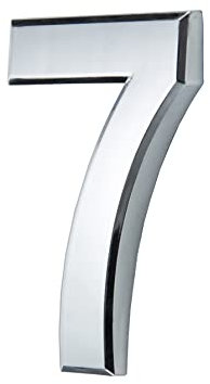 3in 3D Mailbox Numbers house numbers Adhesive door number Waterproof Address Numbers front door number Stickers for House Mailbox home address numerals (silvery 7)