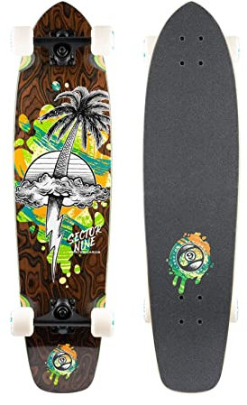 Sector 9 Strand Squall Longboard Complete Sz 86,4 x 22,1 cm sortiert