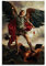 Saint Michael The Archangel Poster Dekorative Gemälde Leinwand Wandposter und Kunstdruck Moderne Familie Schlafzimmer Dekor Poster 40 x 60 cm