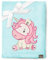 Be Mammy Warme Kuscheldecke Babydecke Blanket Baby Geschenk BE20-168 (Puderblau - Einhorn)