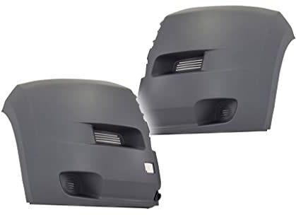 Ecke für Stoßstange Chrom Dunkelgrau Set u. Vorne Links/Rechts Kompatibel mit Fiat Ducato Kasten 250 290 06-14