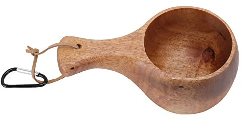 jerss Tazza di Legno Tazza di Latte Tazza Tradizionale Finlandese Tazza d'acqua Regalo con Tazza da caffè da Ufficio per Tazze da Infusione in Legno di