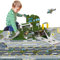 deAO Base Militaire avec Hélicoptère, Véhicule, Construction de Bureau de Quartier Général, Ensemble de Poste Militaire pour Enfants avec Carte de Jeu pour Garçons et Filles à partir de 4 Ans+