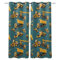 KLJFIGUT Vorhang Blickdicht mit Ösen Blauer Bagger Verdunklungsvorhänge Gardinen 2er Set, Verdunkelung Geräuschreduzierung für Wohnzimmer Büro Schlafzimmer Kinderzimmer 140B X 175 H cm