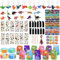84 Pezzi Regalo Dinosauri Gadget Compleanno Giocattoli Splendidamente, Bambini Dino Regalini Premi di Carnevale for Lucky Dip Prizes, Dinosauri Riempitrici Sacchetti da Festa for Classroom Rewards