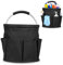 17L Cleaning Caddy with Handle,Cleaning Caddy Organiser Bucket Tool Organizer Bag Collapsible Garden Small Tools Bag Multipocket Craft caddy Universal cleaning Products Organiser Storage Basket(Black)