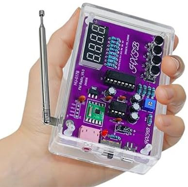 Gikfun Portable FM Radio Kit Soldering Practice Kit DIY School Project Electronic Soldering Hobbyist Kit FM 87-108MHz with 2 Power Modes EK2163