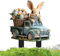 Pâques De Jardin De Lapin De Pâques Signe | Piquet De Jardin De Pâques En Acrylique | Panneaux De Jardin De Lapin De Pâques Décorations Extérieures | Décoration De Panneau De Plants En Pot De Pâques