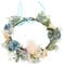 Yardwe Hochzeitsblumenkranz Für Hunde Einstellbares Blumenhalsband Für Haustiere Hochzeiten Partys Und Fotos Leicht Und Bequem Geeignet Kleine Mittelgroße Hunde