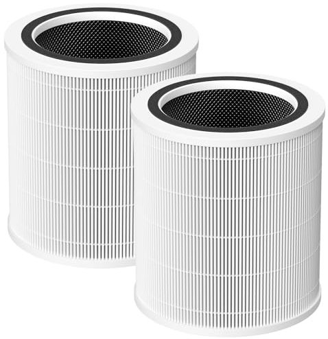 Core 400S Replacement Filter for LEVOIT Core 400S Smart Air Purifi-er, 3-IN-1 H13 True HEPA and Activated Carbon Filter, Compared to Part# Core 400S-RF(LRF-C401S-P-WUS), White (2 Pack)