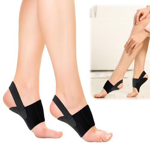 Bandages De Voûte Plantaire – Soutien Réglable Pour Femmes Et Hommes, En Matière Respirante, Pour Soulager La Douleur Des Pieds Plats Et Des Douleurs De La Voûte Plantaire Et L'aponévrosite Plantaire
