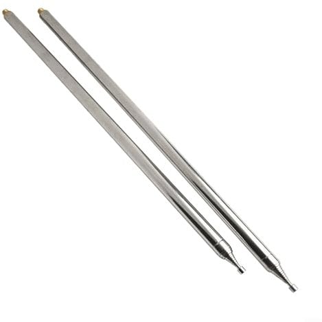 Yhenlovtt 201 Stainless Steel Telescopic Whip Antenna Pull Rod 5.6M Amateur Radio DIY Shortwave HF Antenna With M10 Connection Nut 14 Sections