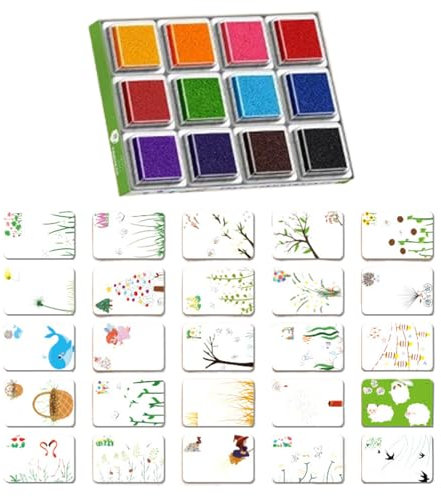 Pintura con Dedos para Niños de 1 a 3 Años,Pintura Lavable para Niños - Suministros Dibujo y Arte para Bebés y Niños Pequeños, Uso en Aula Escuela Hogar, Decoración Cerámica Fiesta y Actividades Cr