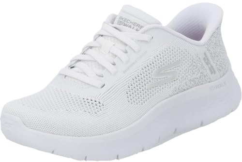 Skechers GO Walk Flex Damenschuhe 125503 WHT | Erlebe den modernen Komfort des Skechers Slip-ins GO WALK Flex - Safiya Sneaker für Damen – mit luftgepolsterter Dämpfung.