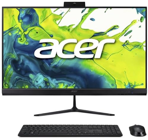 Acer Aspire C27-2G Intel? Core? i5 i5-13420H 68,6 cm [27] 1920 x 1080 Pixel PC All-in-one 8 GB DDR4-SDRAM 512 GB SSD Windows 11 Home Wi-Fi 6 [802.11ax] Nero (Acer) - Versione UK