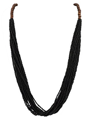 Bocar Collana lunga multipla fatta a mano in rilievo con confezione regalo (NK-10407), Standard, Metallo, Nessuna pietra preziosa