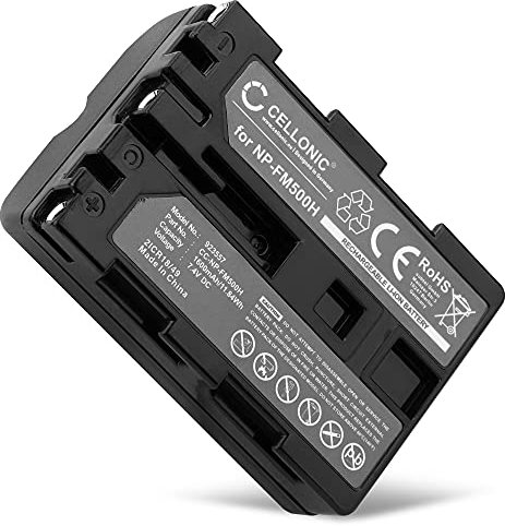 CELLONIC, Akku für Kamera kompatibel mit Sony NP-FM500H, Alpha SLT-A58 (α58) (7.4V, 1600mAh)