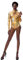 IMEKIS Damen Ballettanzug Langarm Body Catsuit Glänzend Metallic Laser Leder Bodysuit Ballett Tanz Leotard Gymnastik Trikot Einteilig Turnanzug Top Nachtwäsche Clubwear Disco Dancewear Gold L
