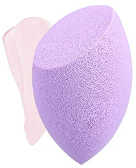 Ilū Make Up Olive Cut Sponge Purple - éponge de maquillage