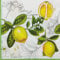 Colored Paper Napkins, 20 Count Shabby Chic Napkins for Wedding, Dinner Tea Party Shower (Lemon)