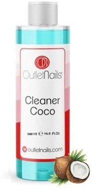 EN Cleanser (Limpiador) Coco 500ml | Para esmaltado permanente y uñas de gel | Eliminar la Capa Adhesiva de Economic Nails