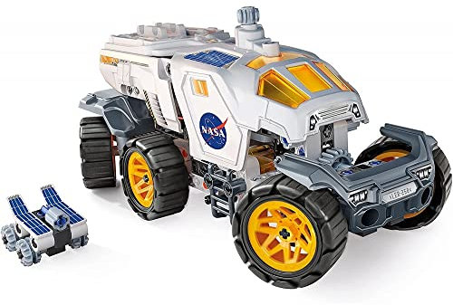 Clementoni- Scienza Build-NASA Rover Marziano, Set di Costruzioni, Laboratorio Meccanica, Gioco scientifico Bambini 8 Anni, Manuale in Italiano, Made in Italy, Multicolore, 19250