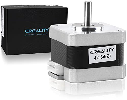 Creality Schrittmotor, Offizieller 42-34 Schrittmotor, 3D Drucker Schrittmotor 2 Phase 0,8A 1,8 Grad 0,4N.M 42-34 Schrittmotor für 3D Drucker Extruder für CR-10 / Ender 5 / Ender 3 Series Z-Achse