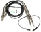 Ruimou 2 Stück P6100 100 MHz X1; X10 Oszilloskop-Clip Sondenkabel 120 cm BNC-Stecker für Oszilloskop-Teile-Set mit Anleitung (evtl. nicht in deutscher Sprache)