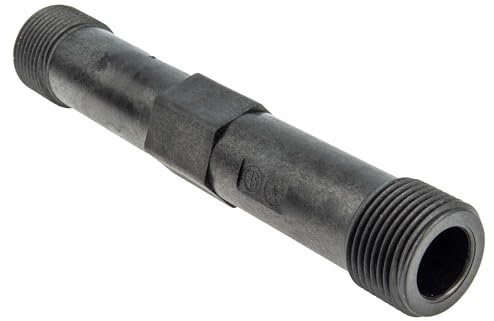 Schlösser JS Passstück 1 Zoll (DN20) x 190 mm für Wasserzähler Wärmemengenzähler - KS-grau - 0080042300002