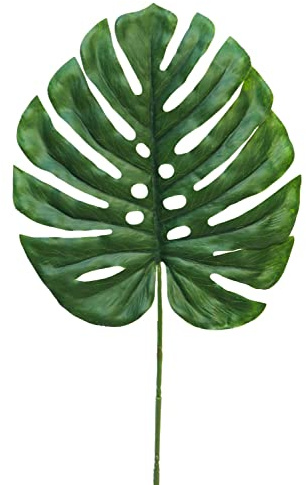 artplants.de Kunstblatt Philodendron Monstera Deliciosa JIAYAN, 45 cm | Deko Blatt