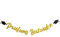 Prüfung Bestanden Girlande Banner Hängende Deko Gratulation Gold Graduierung Abschlussfeier Graduation Party Deko von Studium Universität Hochschule Abitur