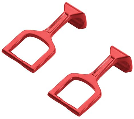 ThunderClap 2 ganchos de metal de repuesto para gafas de sol Oakley Jawbreaker, rosso, Taille unique