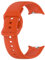 KNOXS Cinturino per Honor Watch 4 Quick-Fit Watch Band, 22mm Ricambio in Morbido Silicone Regolabile Braccialetto Colori Multipli Cinturino (Arancione)