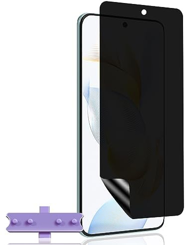 Yiunssy Protector de Pantalla de Privacidad para Honor 90, Anti-Arañazos, Fácil de Instalar, Antiespía TPU Protector de Pantalla para Honor 90