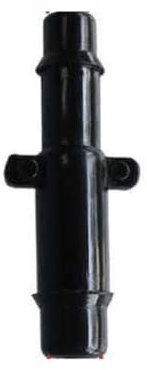 Autobahn88 Riduttore dritto in nylon per tubo di aspirazione, diametro esterno = 6 - 5 mm (0,24 - 0,2) (confezione da 10)