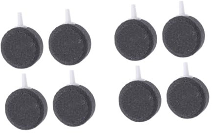 Yardwe 8 Pcs Bubble Stone Aquarium Equipment Bubble Tray Oxygen Pump Fish Tank Log Cat Food Scoop Airstone Puppy Milk Feeder Bubble Bubble Tray Oxygen Stone for Fish Tank Air Stone Small