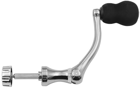 CENPEK 1 Stück Griff für Angel-Spinnrolle, Kipphebel aus Metall, mit Ersatzteilen für Spinnrollen, mittelgroß für die 6000er-Serie.