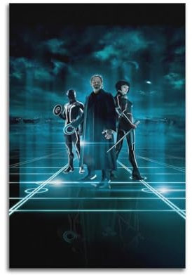 FUCIIhUUN Tron Filmposter, dekoratives Gemälde, Leinwand, Wandposter und Kunstdruck, moderne Familienschlafzimmer-Dekoration, Poster, 20 x 30 cm