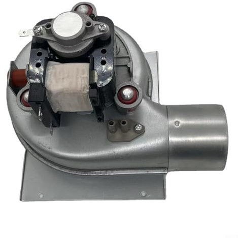 CNANRNANC 35W Wall Mounted Stove Motor, Fan with Worm Fan for Fireplace, Pipe Fan, Flue Outlet, Inline Extractor Fan, Pipe Fan for Ventilation and Exhaust Fan