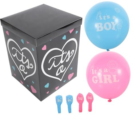 KONTONTY Box Mit Dekorationen Zur Enthüllung Des Geschlechts Für Die Babyparty-feier