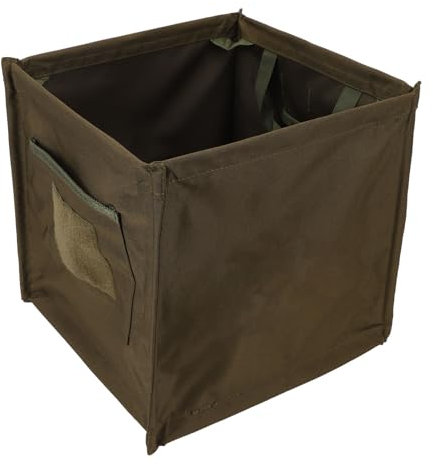 Oreilet Arborist Throw Line Storage Cube, 33L Foldable Climbing Rope Storage Basket, Outdoor Trash Can Throw Bag Box for Lawn Care Gardening Tree Work (OD Green)