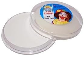 Lot de 6 - Pot galet de maquillage à l'eau blanc 10gr