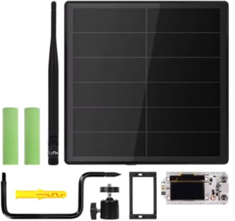 tiyao For WiFi Meshtastic LoRaWAN D5 Solar Node LoRa 32 V3 Built-in Battery Supports 5V Solar Panel Heltec SX1262 LoRa
