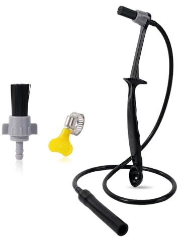 Fukaisu Coffee Machines Steam Cleaning Brush, Steam Wand Cleaning Tool with Scoop-Shaped End & Removable Heat-Resistant Brush Head for Espresso Machines | Steam Lance Cleaning Tool with Spoon End and Removable Heat Resistant Head for Espresso Machines