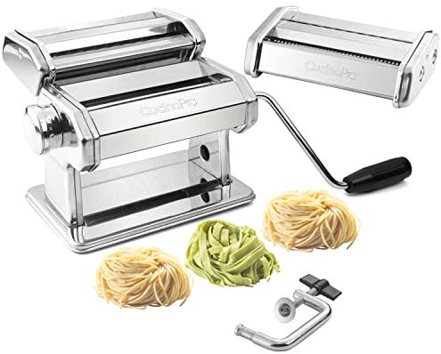 CucinaPro 177 Pasta Making Machine, Chromed Steel