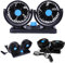 EVERGD Electric Car Vehicle Fan 12V 2-Speed 360° Rotating Adjustable Dual Head Auto Cooling Air Fan for Rear Seat Passenger/Baby/Pets