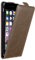 Cadorabo Hülle kompatibel mit Apple iPhone 6 Plus / 6S Plus Flip Design aus Premium Kunst Leder Flip Klappbare Stoßfeste Magnetische Cover Hülle für iPhone 6 Plus / 6S Plus Tasche in Braun