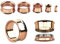 Flesh Tunnel rosegold Chirurgenstahl 2er Set Piercing Ohrdehner Ohrplug 6mm
